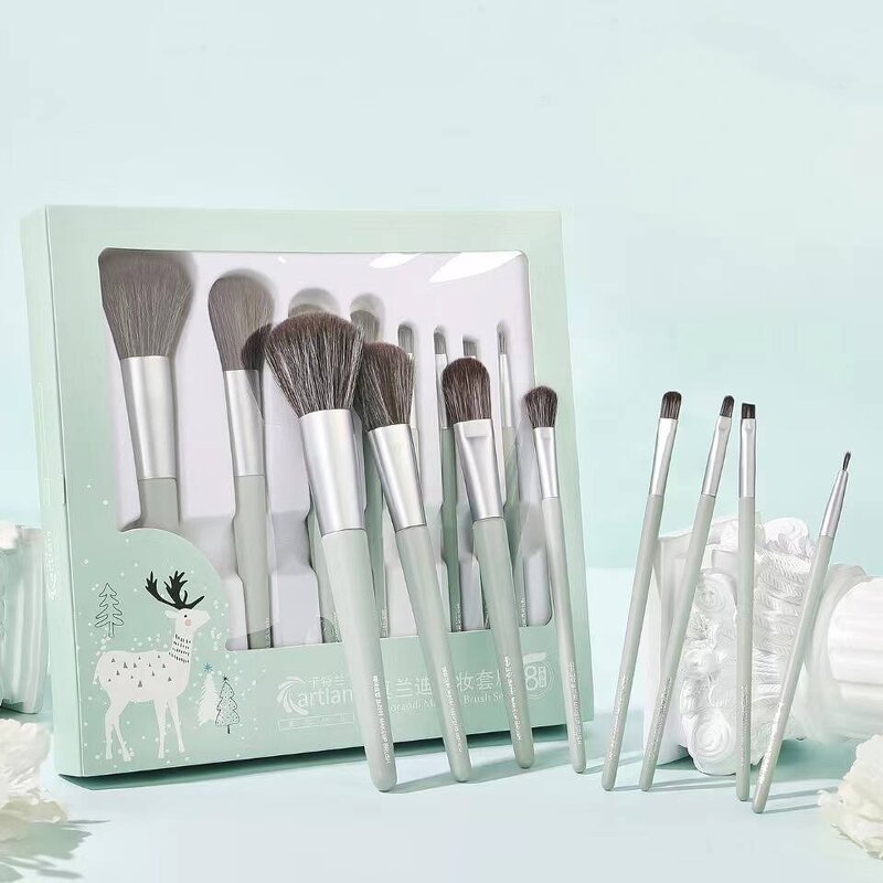 Makeup Brushes Set Manufacturer - Kartlan 8pcs All in One Light Luxury Tools