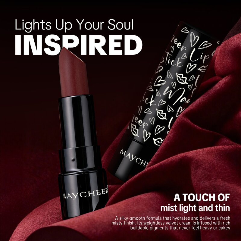 Lipstick Manufacturer - Maycheer 5 Color Waterproof Custom Matte