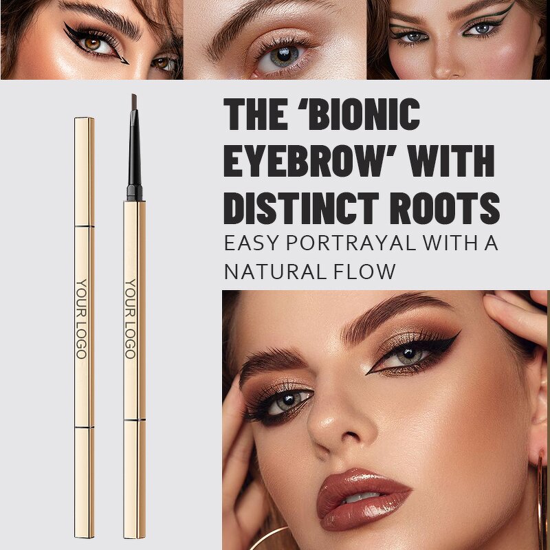 Eyebrow Pencil Manufacturer - Private Label with Brush Natural Waterproof 5 Color