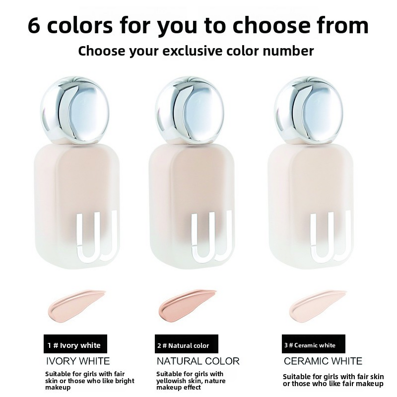Liquid Foundation Manufacturer - Weijie 6 Color Non-Stick Oil Control Waterproof
