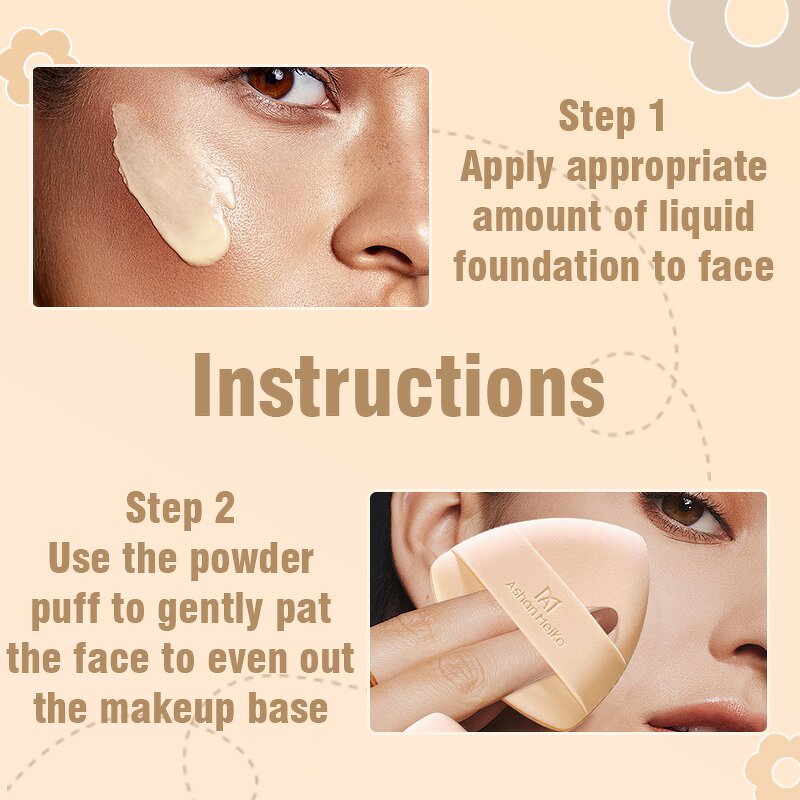 Powder Puff Manufacturer - High Quality Soft Reusable for Air Cushion Foundation