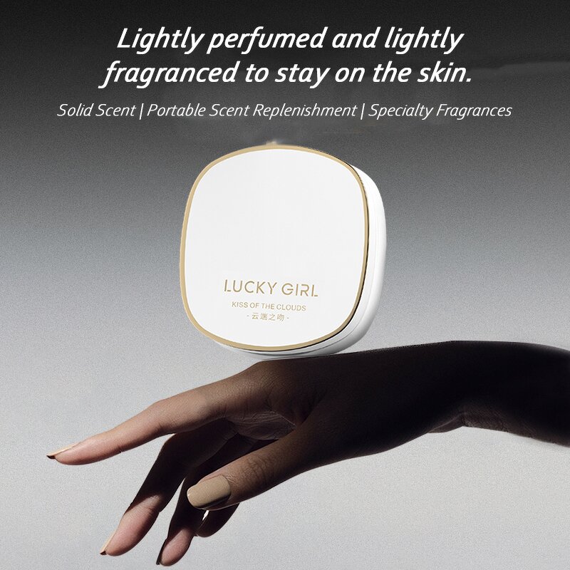 Solid Perfume Balm Manufacturer - Lucky Girl Portable 2 Scents Mild Long Lasting