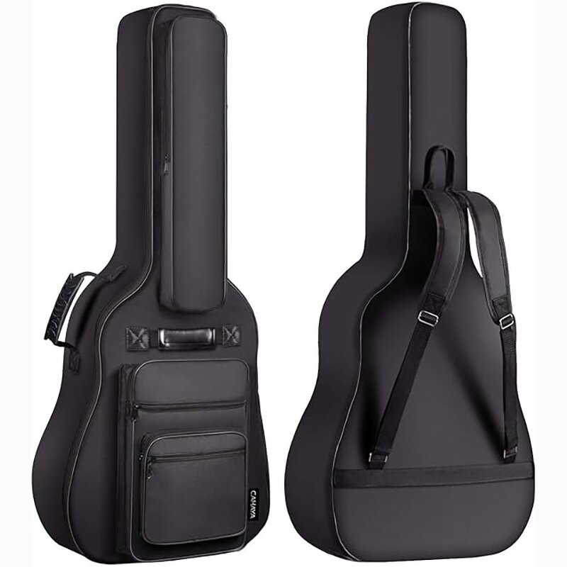 Acoustic Guitar Gig Bag - Manufacturer - Free Sample Waterproof OEM Reinforced Padded Bass Guitar Case