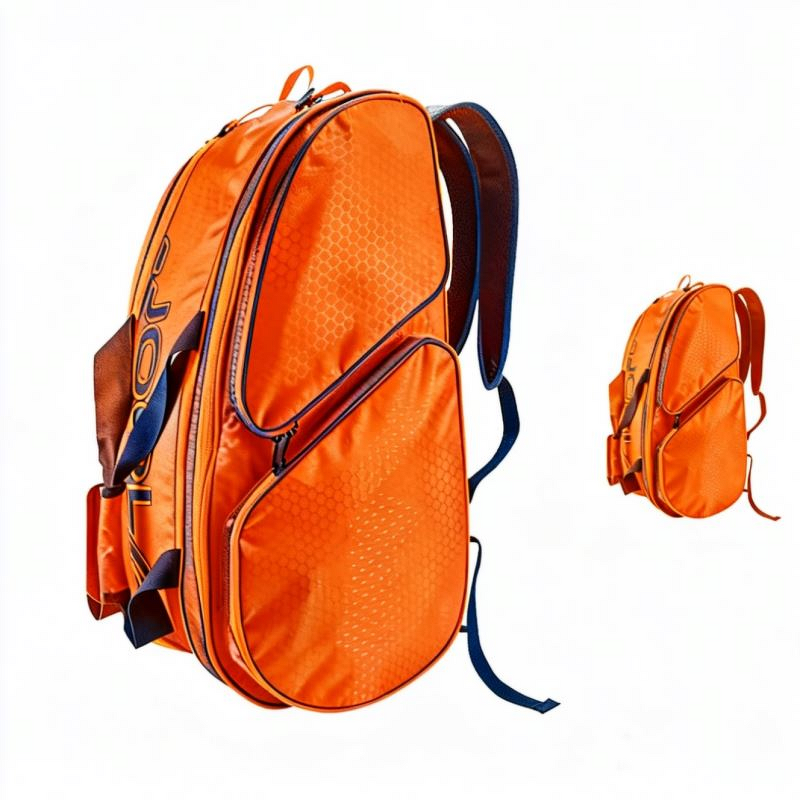 Pickleball Sports Backpack - Manufacturer - Free Sample Custom Logo Genuine Leather Racket Padel