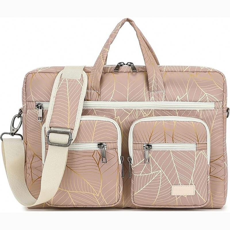 Laptop Protective Sleeve - Manufacturer - Free Sample Custom Soft Fluffy Lining Pink Shoulder Handbag