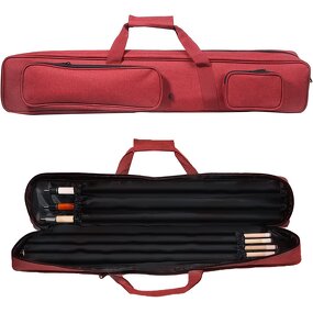Billiard Cue Case - Manufacturer - Free Sample Custom Logo Waterproof 1 Butt 2 Shafts 3 Holes