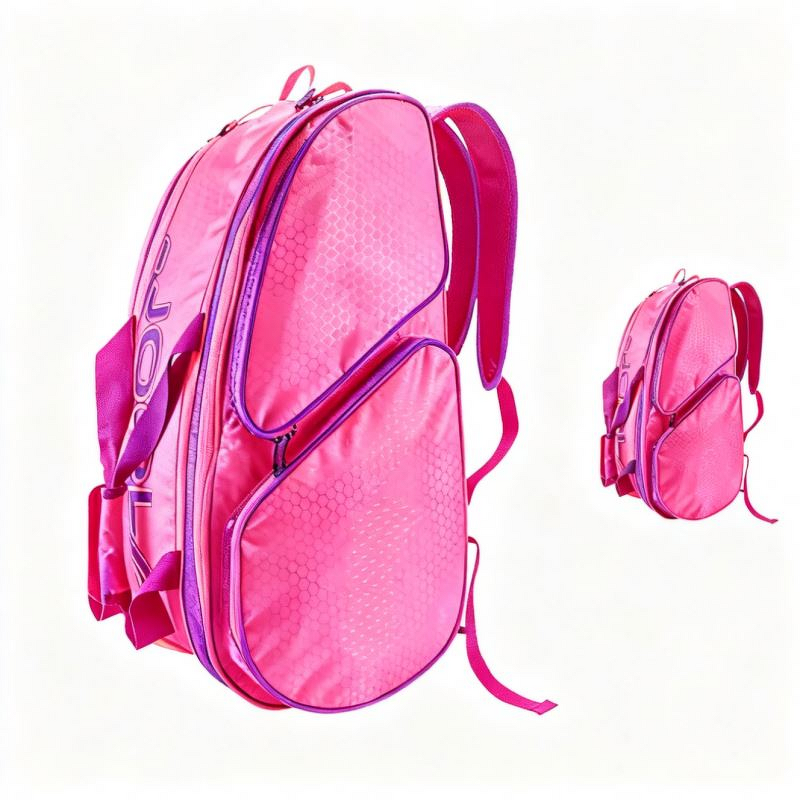 Pickleball Sports Backpack - Manufacturer - Free Sample Custom Logo Genuine Leather Racket Padel