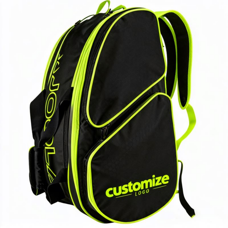 Pickleball Sports Backpack - Manufacturer - Free Sample Custom Logo Genuine Leather Racket Padel