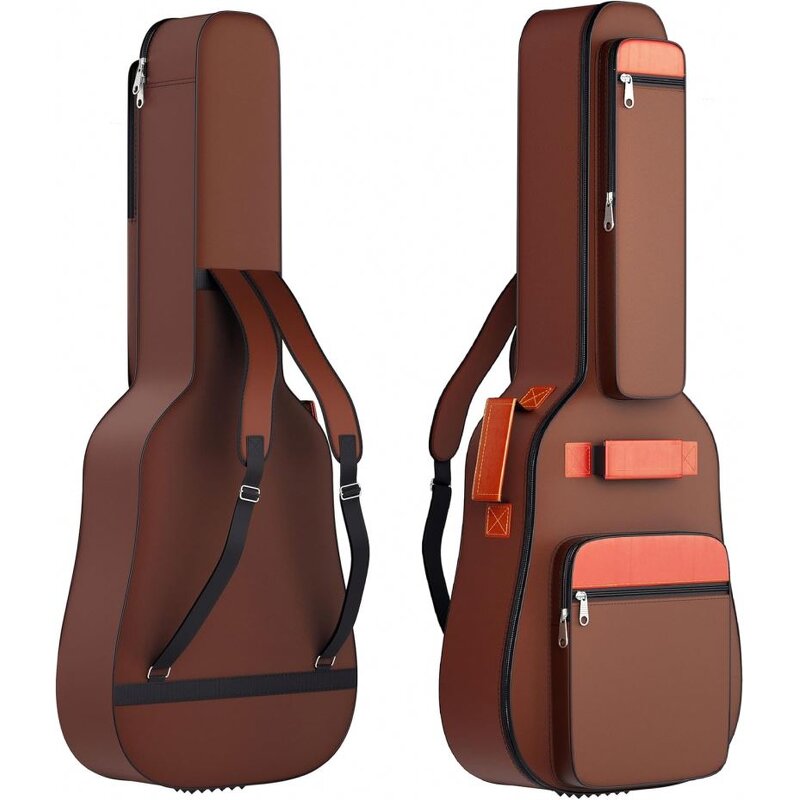 Classic Guitar Gig Bag - Manufacturer - Free Sample Fashion Brown Soft Music Instrument Cover for Men Women