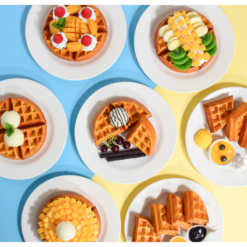 Western Cuisine Model Factory Pretzel Dough Toast Dessert Models