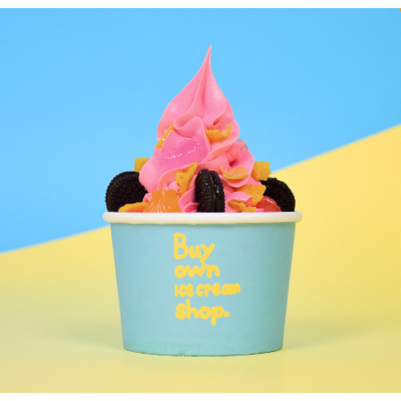 Paper Cup Ice Cream Model Manufacturer Faux Dessert Display