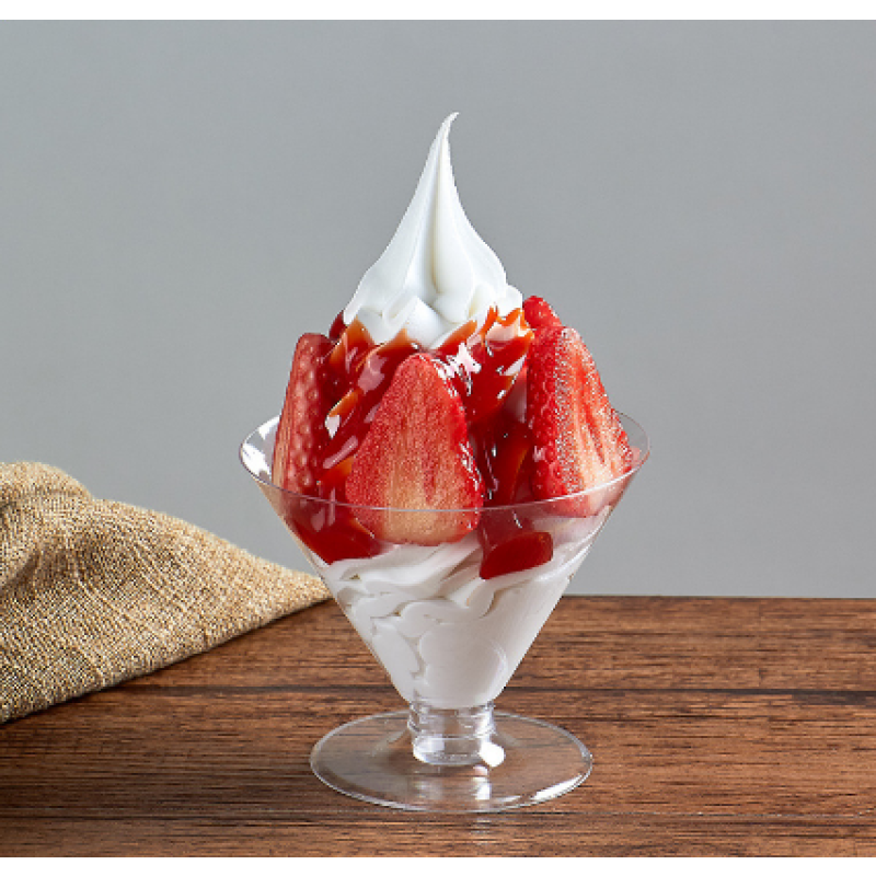 Artificial Mousse Cup Model Factory Dessert Display Piece