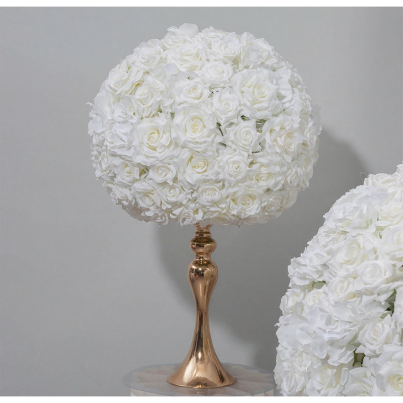 Ivory Flower Ball Manufacturer Table Arrangement