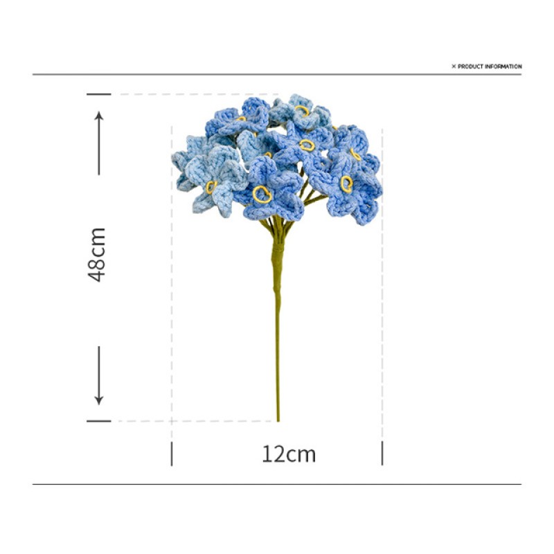 Forget-me-not Bouquet Factory Decorative Flowers