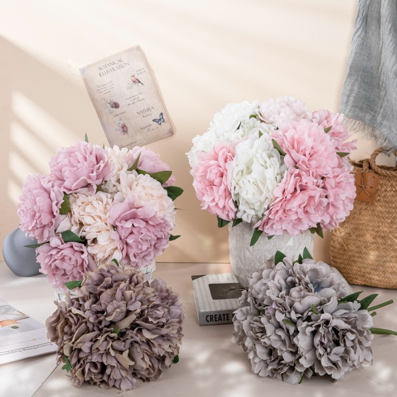 Peony Bouquet Factory Table Decoration