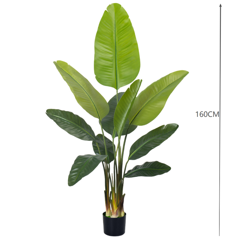 Banana Leaf Potted Plant Factory Home Decoration