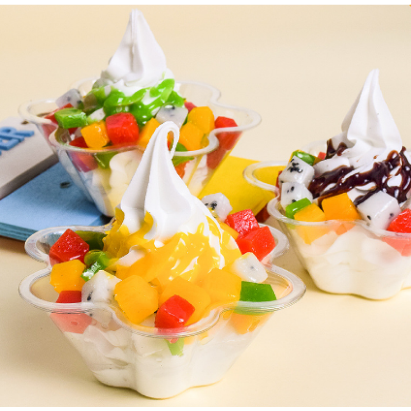 Ice Cream Lotus Cup Model Supplier Desktop Display Decor