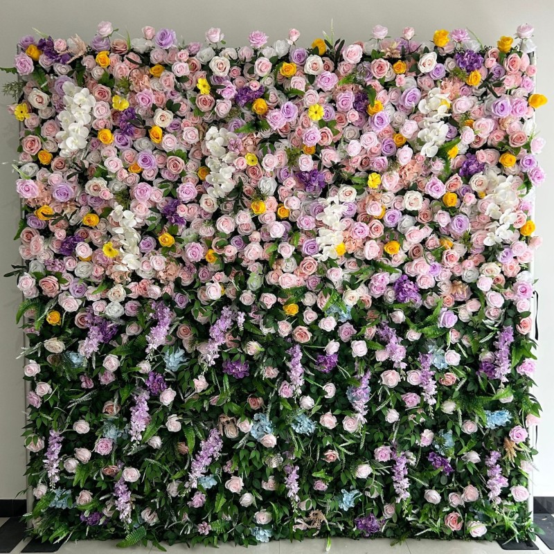 Artificial Flower Wall Factory Custom Photography Props