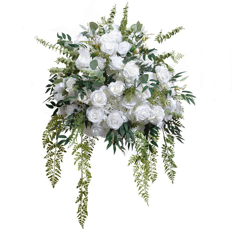 Green Plant Rose Ball Factory Shelf Decoration