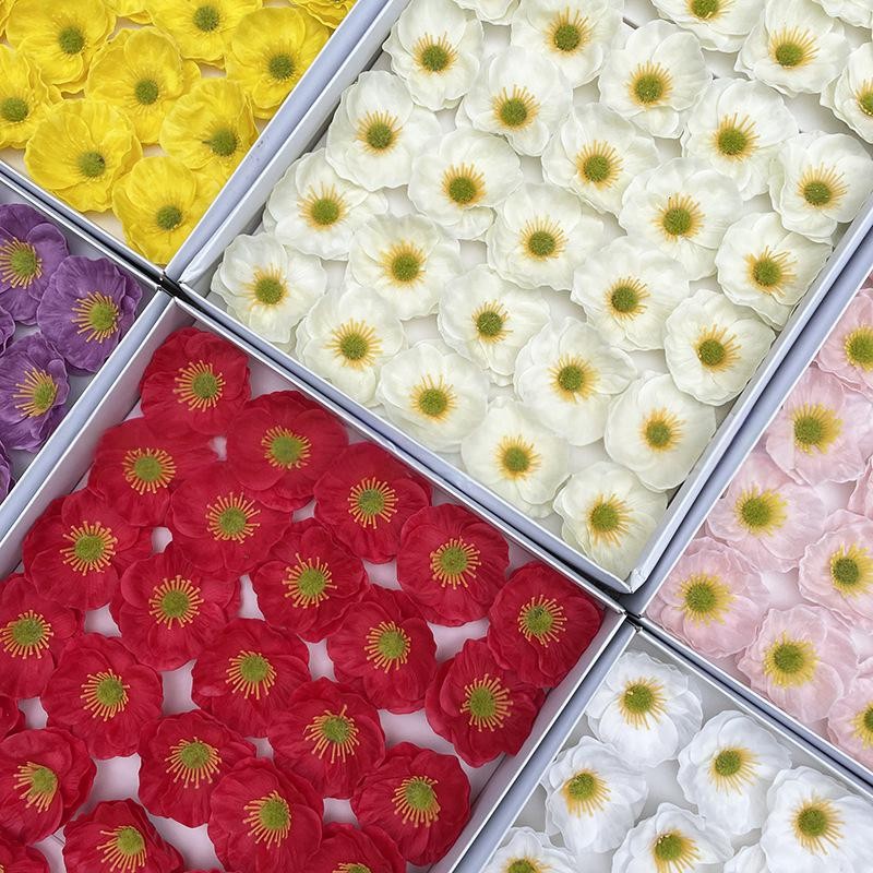 Poppy Soap Flower Factory Wedding Decoration