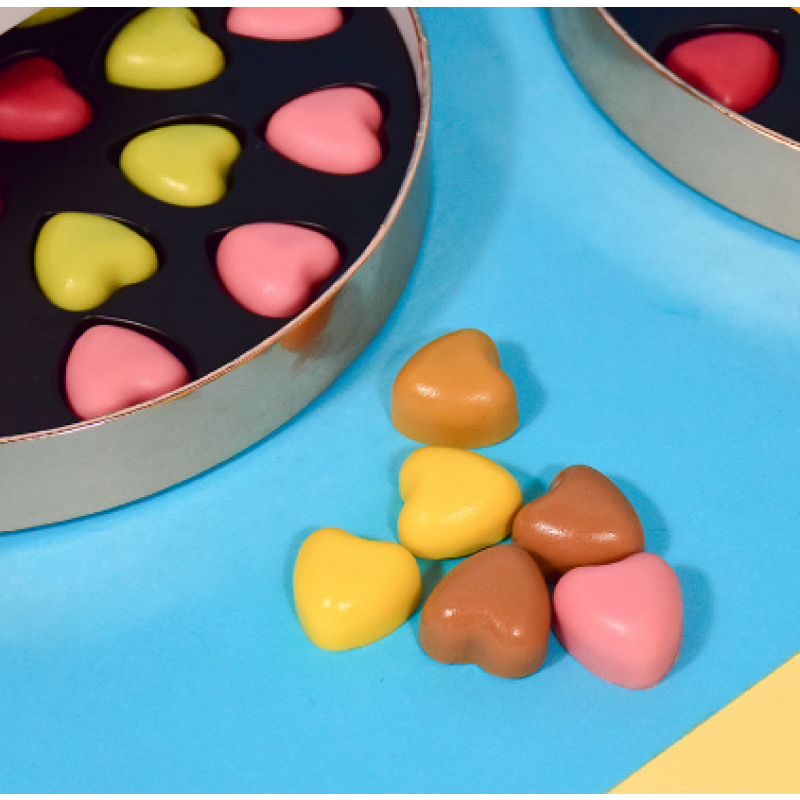 Heart Chocolate Model Manufacturer Multicolored Wedding Props
