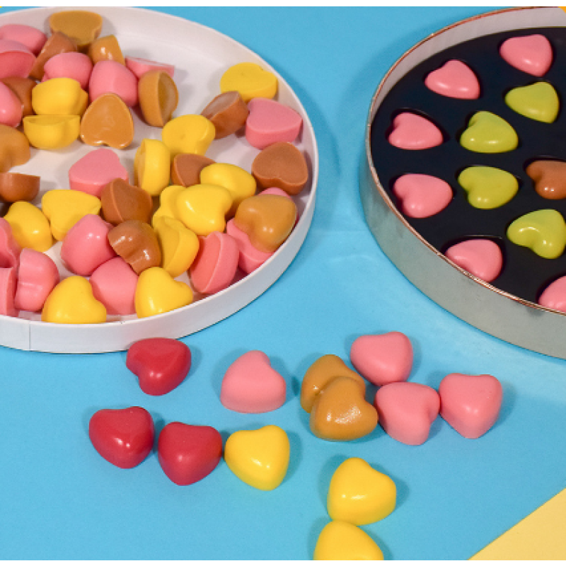 Heart Chocolate Model Manufacturer Multicolored Wedding Props