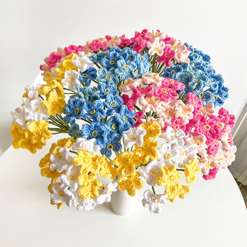 Forget-me-not Bouquet Factory Decorative Flowers