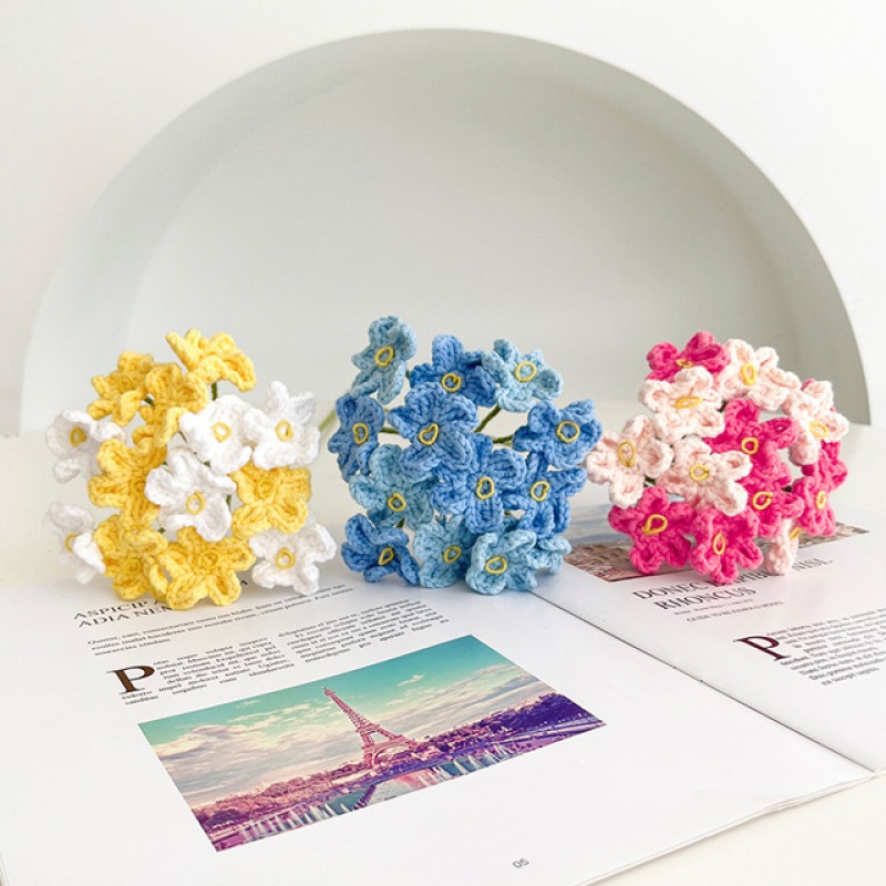 Forget-me-not Bouquet Factory Decorative Flowers