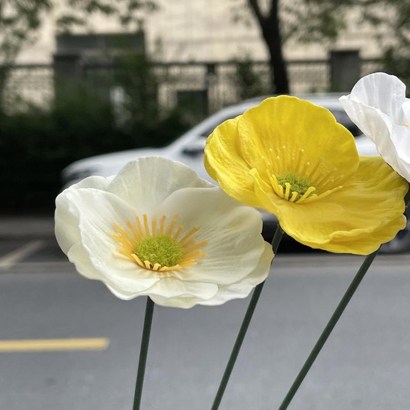 Poppy Soap Flower Factory Wedding Decoration