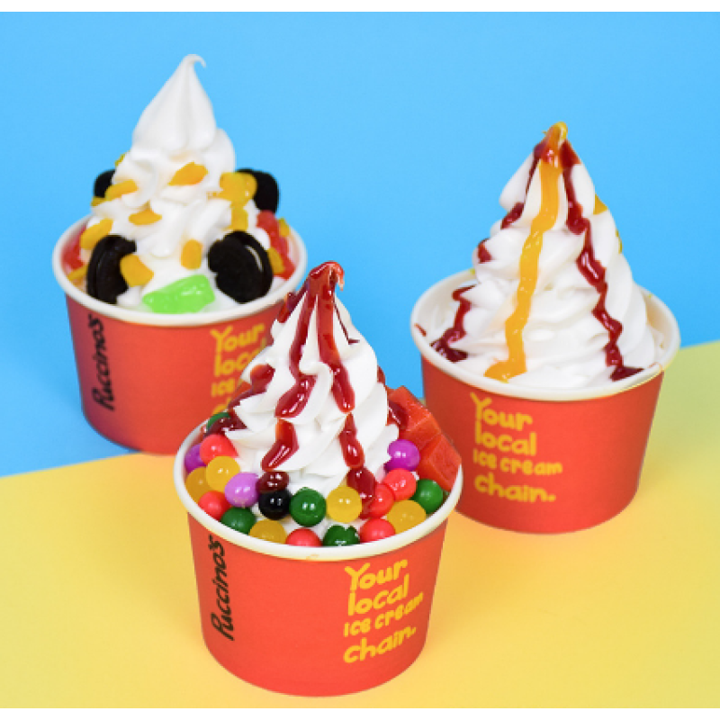 Paper Cup Ice Cream Model Manufacturer Faux Dessert Display