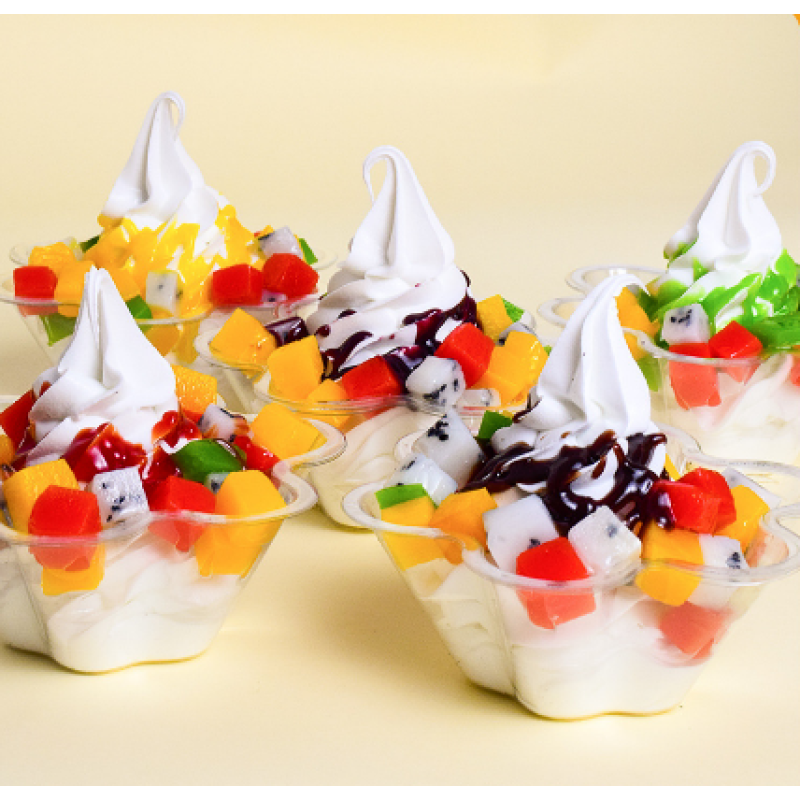 Ice Cream Lotus Cup Model Supplier Desktop Display Decor