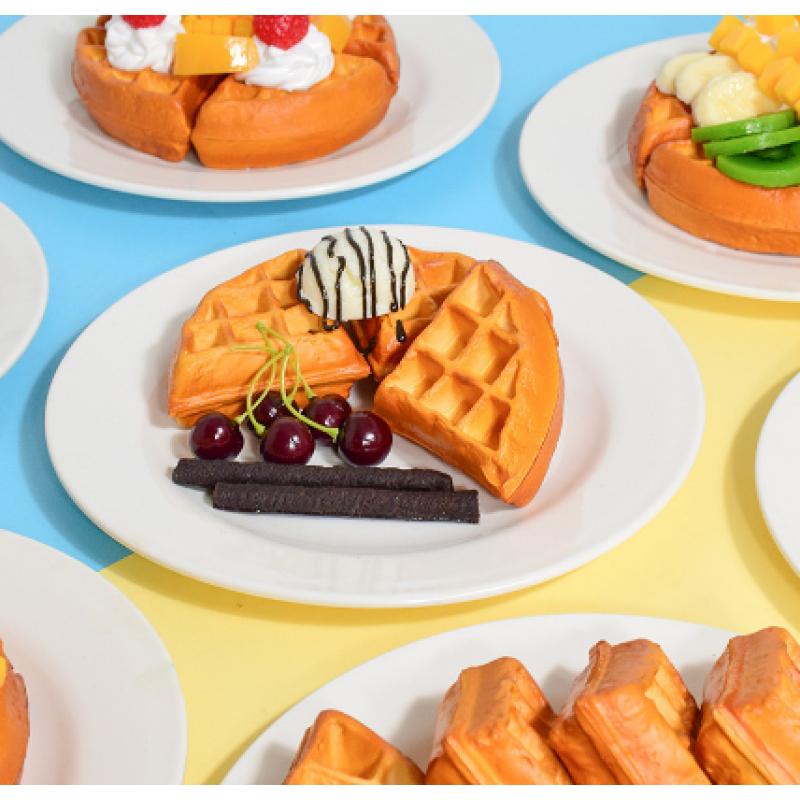 Western Cuisine Model Factory Pretzel Dough Toast Dessert Models