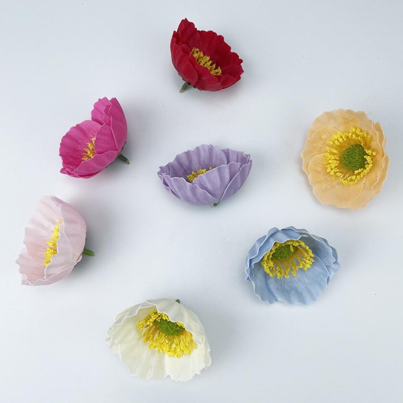 Flaming Poppy Soap Flower Manufacturer Office Gift