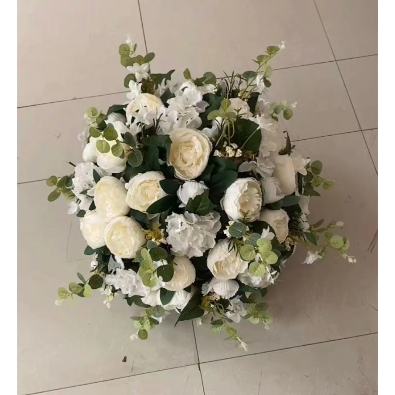 Peony Rose Flower Ball Factory Lawn Decoration