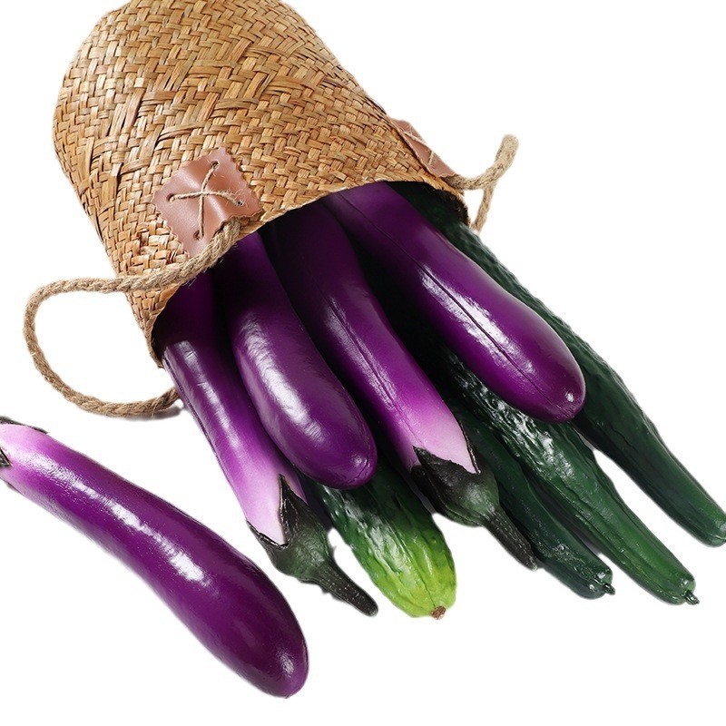 Cucumber Eggplant Model Factory Photography Display Props