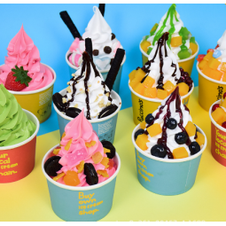 Paper Cup Ice Cream Model Manufacturer Faux Dessert Display