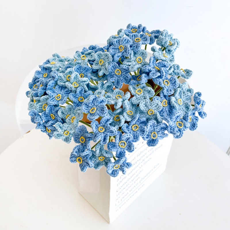 Forget-me-not Bouquet Factory Decorative Flowers