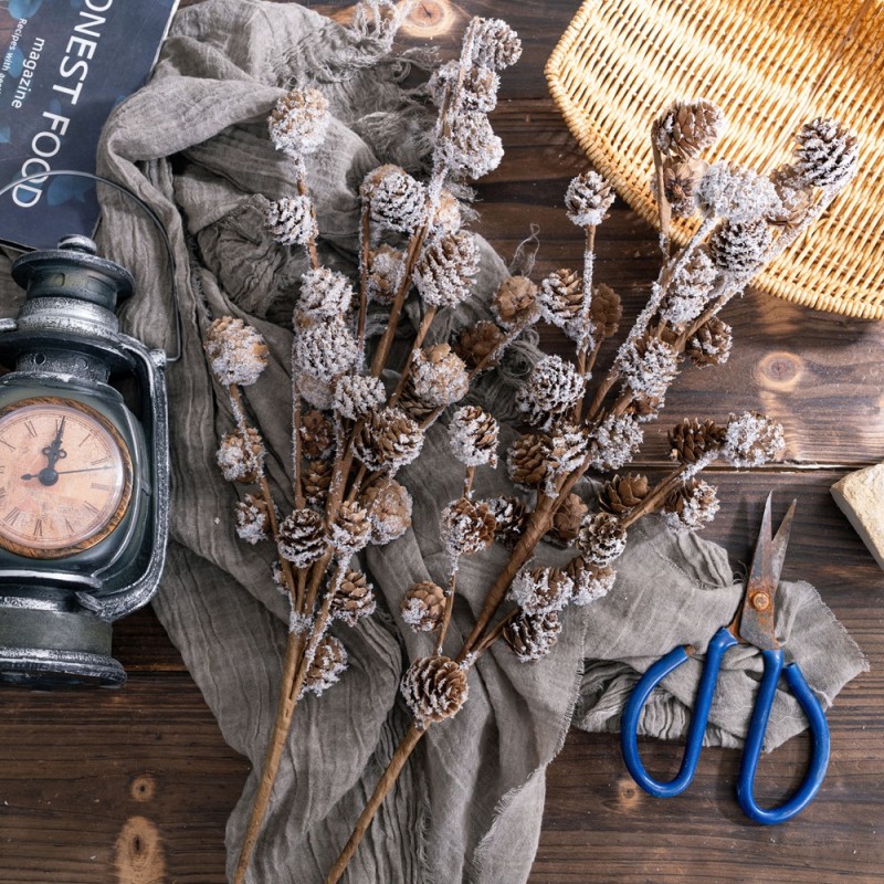 Christmas Decoration Factory Pine Branches Dried Fruit