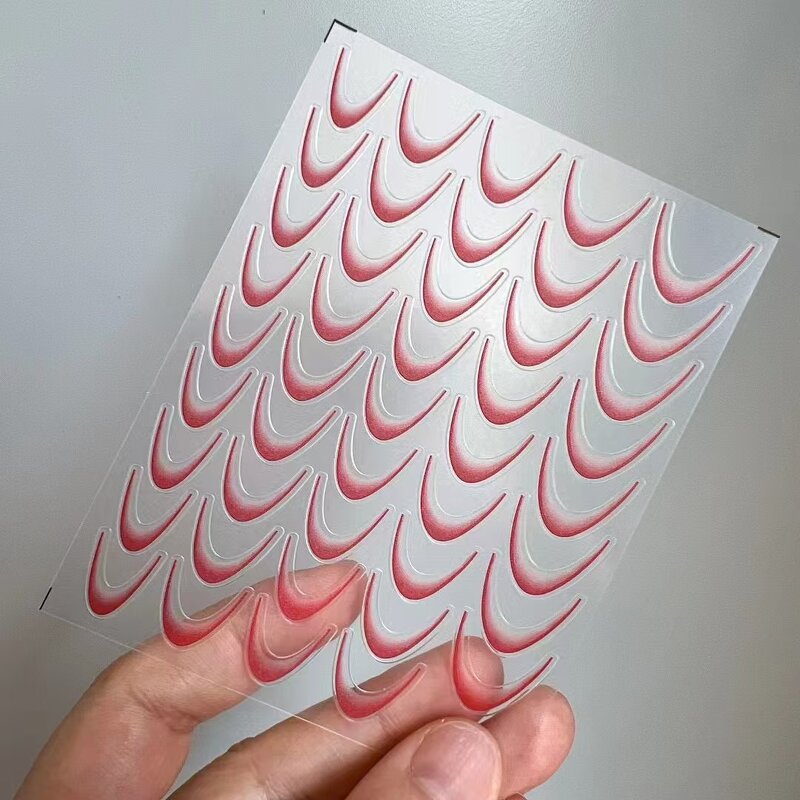 UV Gel Nail Wraps - Manufacturer - Neiss Luxury 3D Heart French Self-Adhesive False Nails Shiny Wholesale