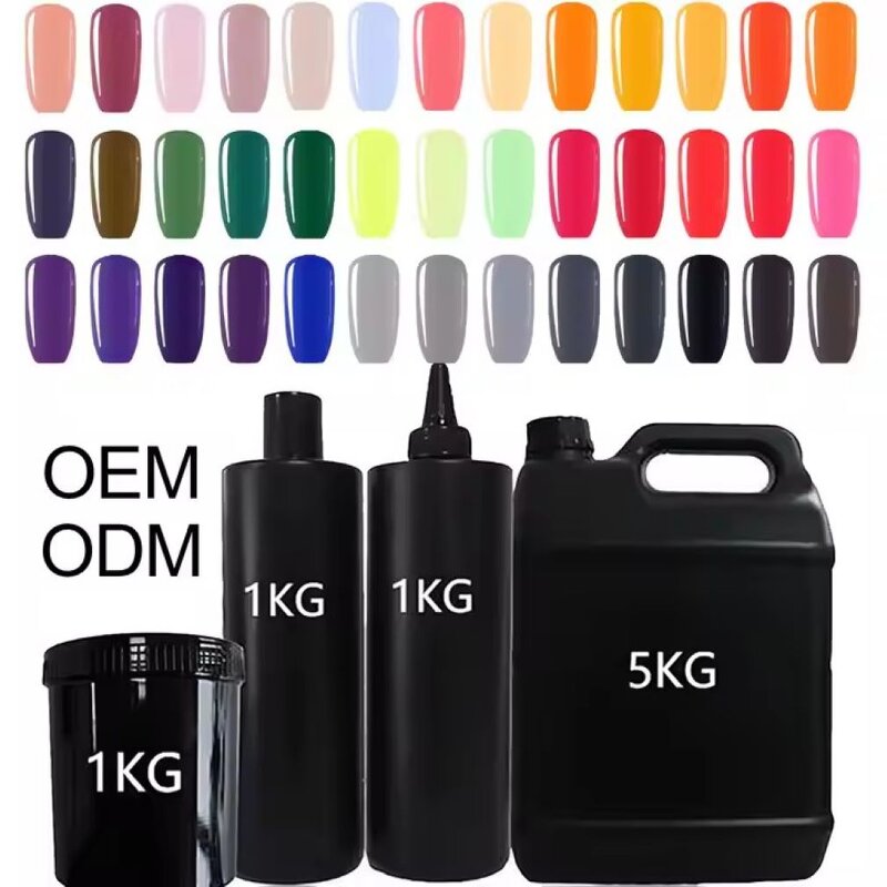 HEMA Free Gel Nail Polish - Manufacturer - Neiss 1kg Bucket 1000 Colors OEM Private Label Three-step