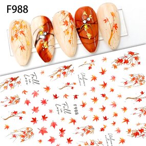 3D Nail Art Decoration - Manufacturer - Neiss Self-adhesive Ocean Mermaid Kids Christmas Nail Tip Stickers