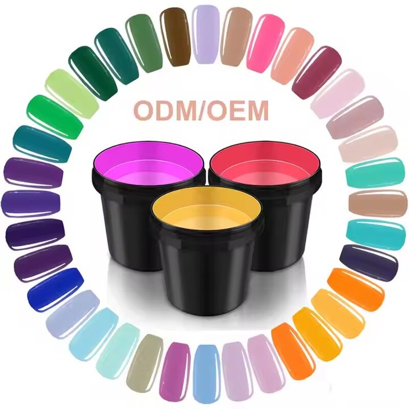 HEMA Free Gel Nail Polish - Manufacturer - Neiss 1kg Bucket 1000 Colors OEM Private Label Three-step