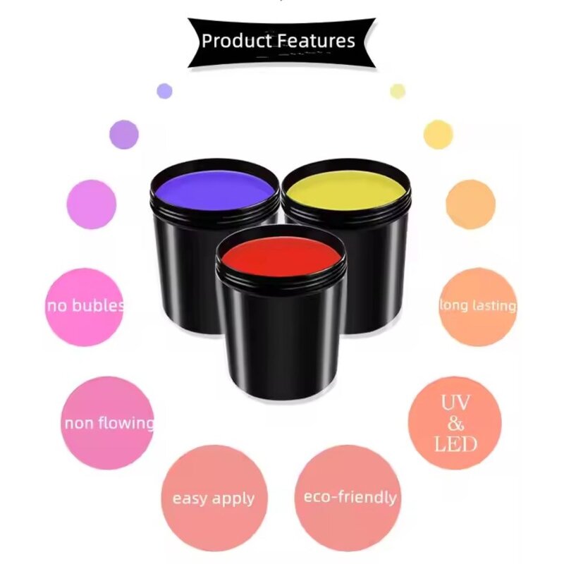 Poly Liquid Extension Gel - Manufacturer - Neiss 1KG Fast Builder Private Label French Nail Extension