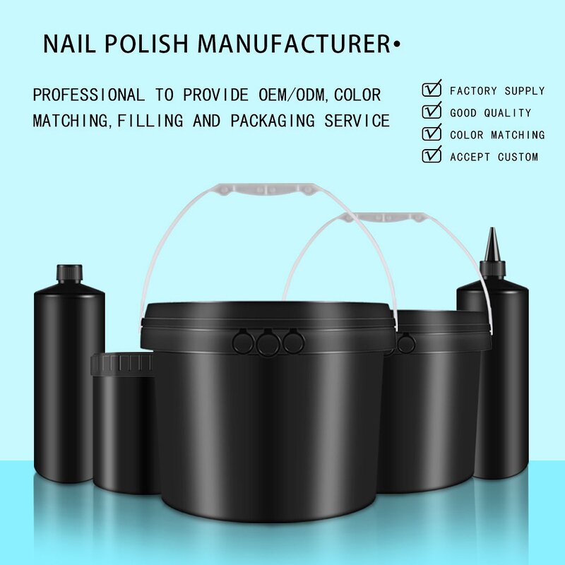 HEMA Free Gel Nail Polish - Manufacturer - Neiss 1kg Bucket 1000 Colors OEM Private Label Three-step