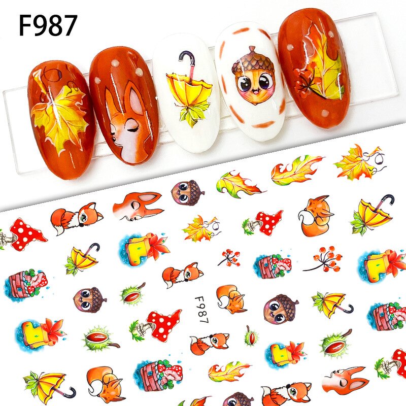 3D Gel Nail Stickers - Manufacturer - Neiss Fashionable Heart-Shaped Popular Special Design Nail Decoration