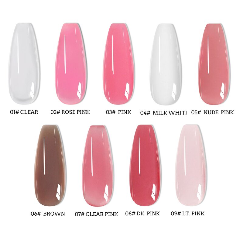 Hema Free Poly Acrylic Gel - Manufacturer - Neiss New Glitter Acrylic Nail Extension Gel