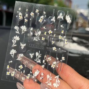 Custom Brand Nail Stickers - Manufacturer - Neiss Wholesale Popular Fashion Luxury Logo Nail Design Decals