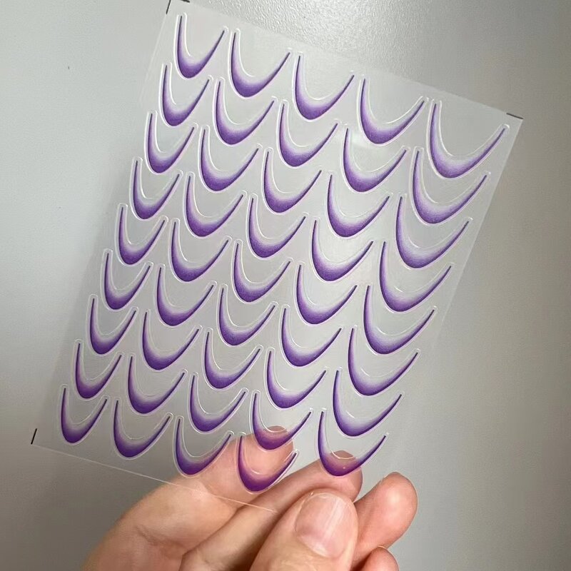 UV Gel Nail Wraps - Manufacturer - Neiss Luxury 3D Heart French Self-Adhesive False Nails Shiny Wholesale