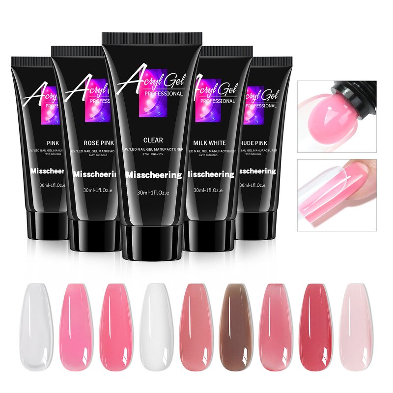 HEMA Free Poly Gel - Manufacturer - Neiss 30g OEM Private Label Clear Jelly Solid Poligel Wholesale