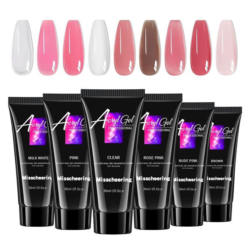 Hema Free Poly Acrylic Gel - Manufacturer - Neiss New Glitter Acrylic Nail Extension Gel